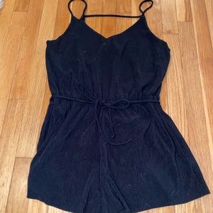 M black ribbed Target romper